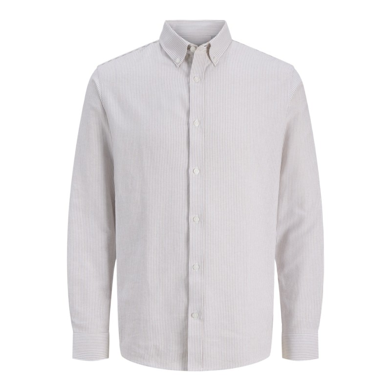 JJ REBEL Oscar L/S Skjorte - Crockery