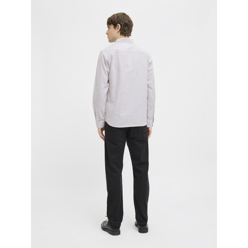 JJ REBEL Oscar L/S Skjorte - Crockery
