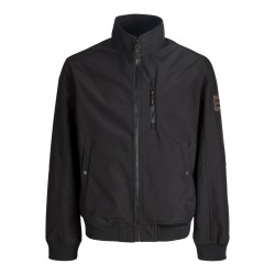 JACK & JONES Plus parker Softshell Krave Bomber - Sort