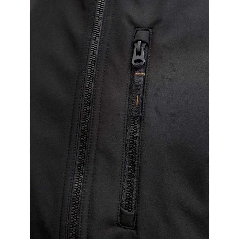JACK & JONES Plus parker Softshell Krave Bomber - Sort