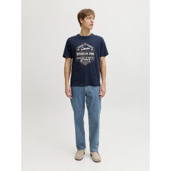 JACK & JONES Paxton S/S T-shirt - Navy Blazer