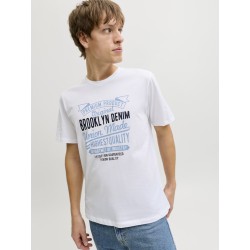 JACK & JONES Paxton S/S T-shirt - Hvid