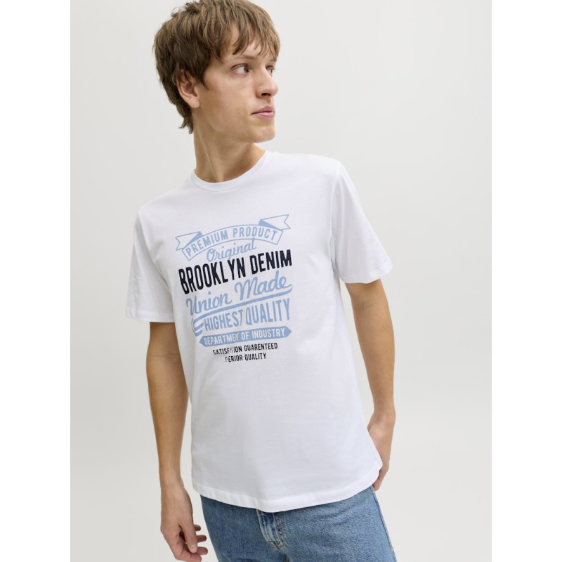 JACK & JONES Paxton S/S T-shirt - Hvid