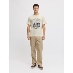 JACK & JONES Paxton S/S T-shirt - Whitecap Gray