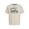 JACK & JONES Theo S/S T-shirt - Whitecap Gray