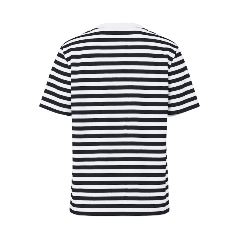 PIECES Ria S/S Stribet T-shirt - Sort