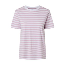 PIECES Ria S/S Stribet T-shirt - Winsome Orchid
