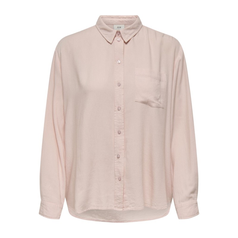 JDY Maka L/S Hør Skjorte - Chalk Pink