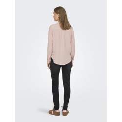 JDY Maka L/S Hør Skjorte - Chalk Pink