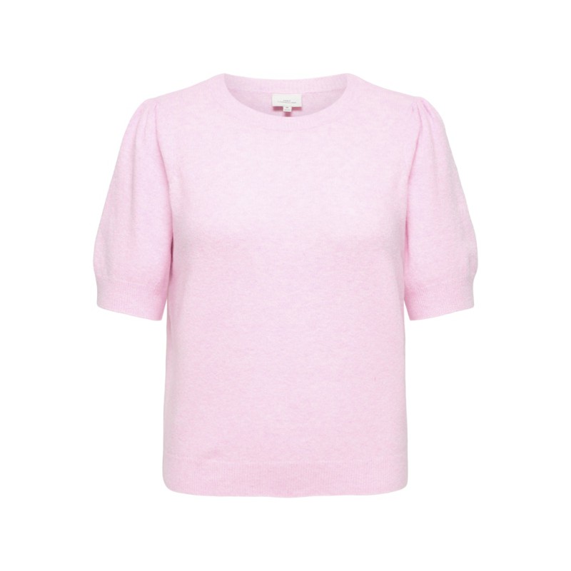 ONLY CARMAKOMA Rica s/4 strik Pullover - Pink-A-Boo
