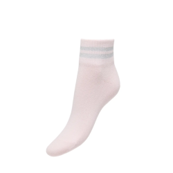 ONLY Allegra Tennis Stribet Strømper - Chalk Pink