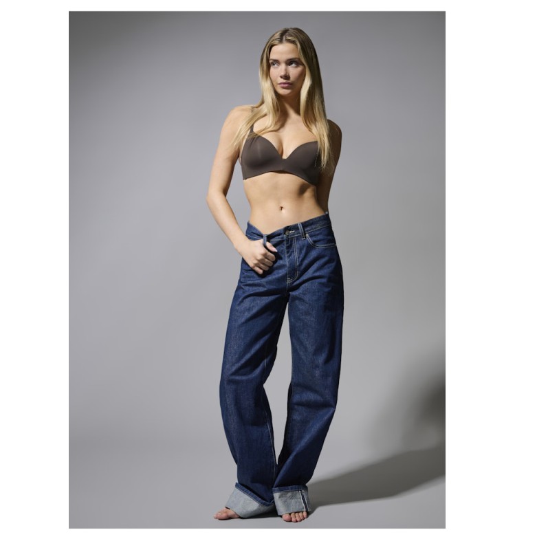 ONLY Tracy Laura Formstøbt BH - Seal Brown