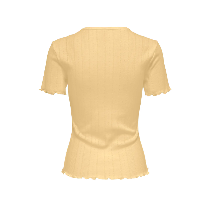 ONLY Tenna Rund Hals S/S Top - Sunlight