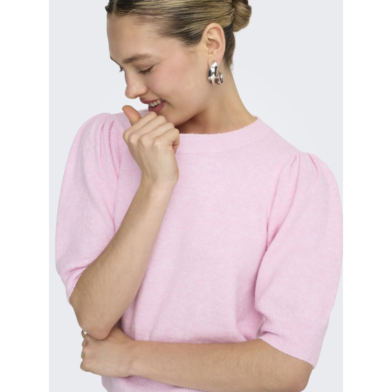 ONLY Rica 2/4 Strik Pullover - Pink-A-Boo