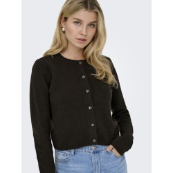 JDY Chloe strikcardigan - Chocolate Torte