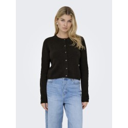 JDY Chloe strikcardigan - Chocolate Torte