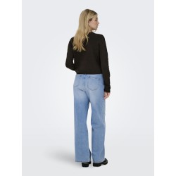JDY Chloe strikcardigan - Chocolate Torte