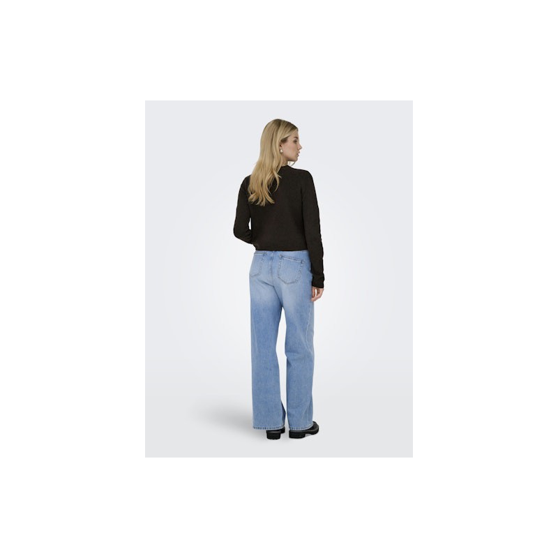 JDY Chloe strikcardigan - Chocolate Torte
