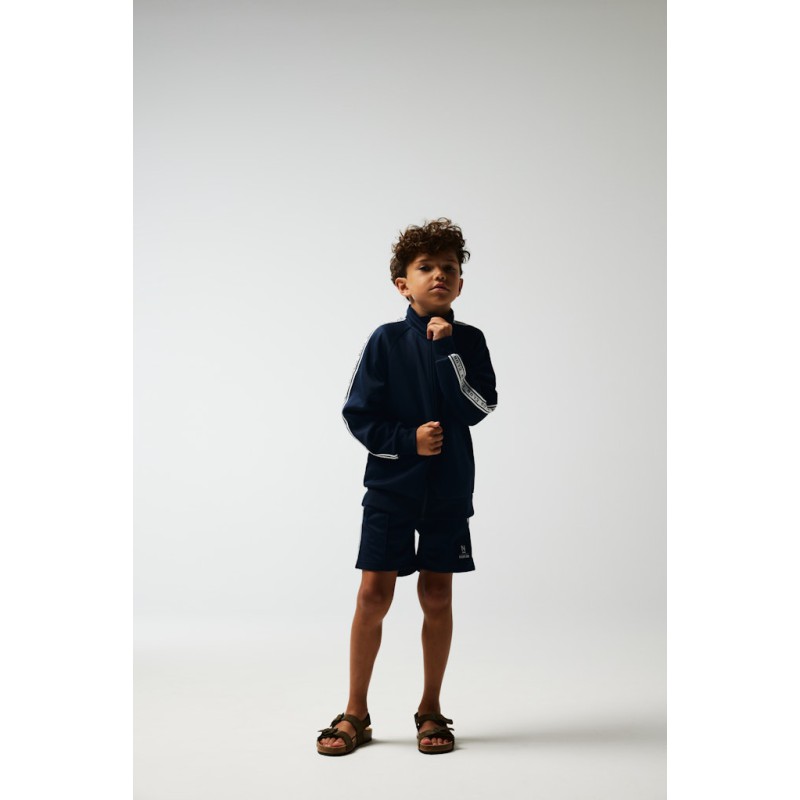 NAME IT Kids Jakka L/S Sweat Cardigan - Dark Sapphire