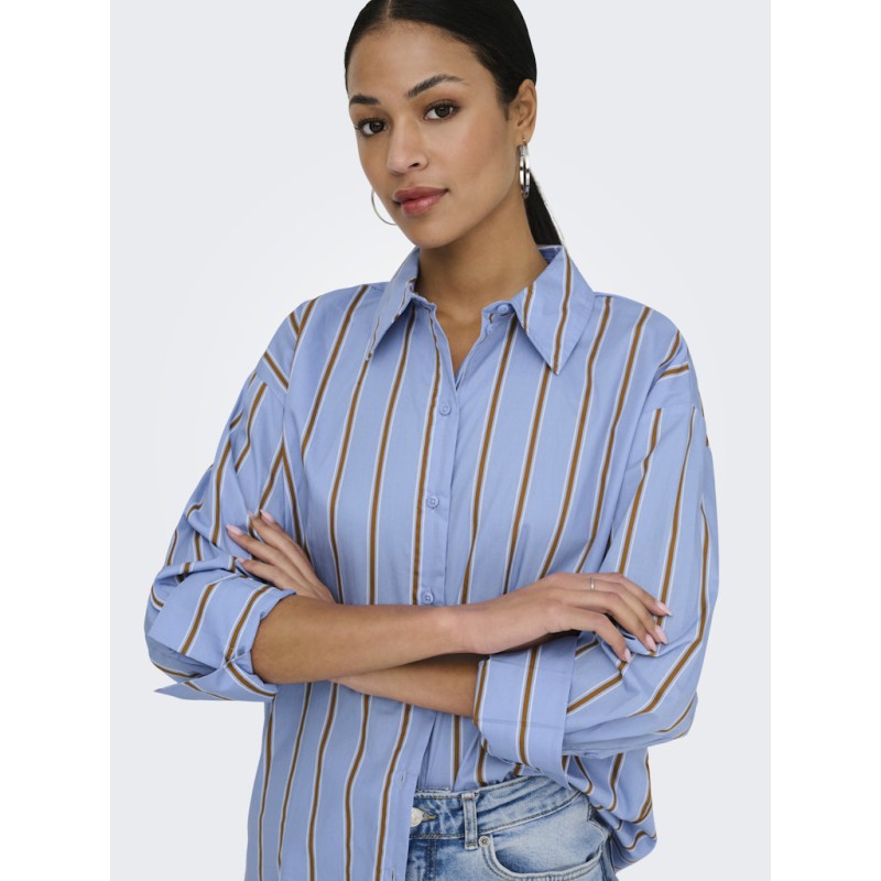 JDY Serena L/S Skjorte - Bel Air/ Golden Brown