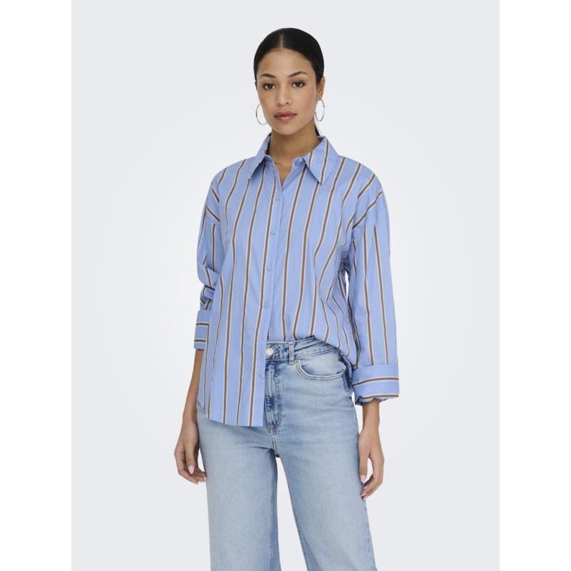 JDY Serena L/S Skjorte - Bel Air/ Golden Brown