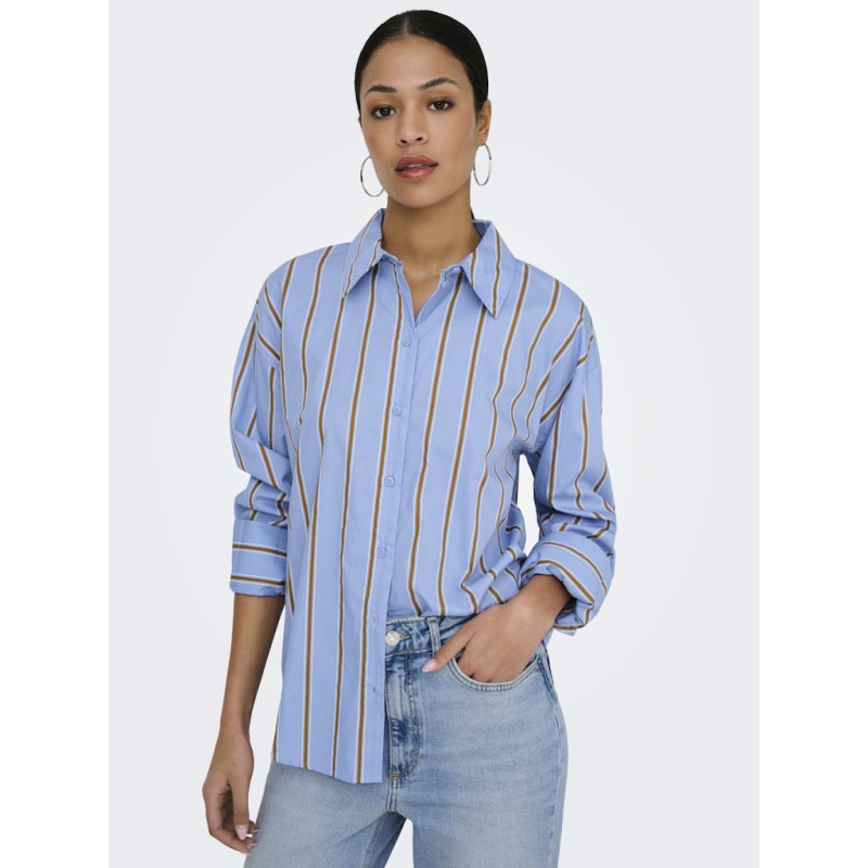 JDY Serena L/S Skjorte - Bel Air/ Golden Brown