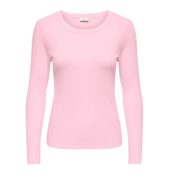JDY Lucky L/S O-Neck Top - Ballerina