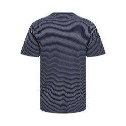 ONLY & SONS Fred Relaxed Stribet T-shirt - Navy Blazer