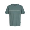 JACK & JONES Plus Fusion Chest Brand T-shirt - North Atlantic