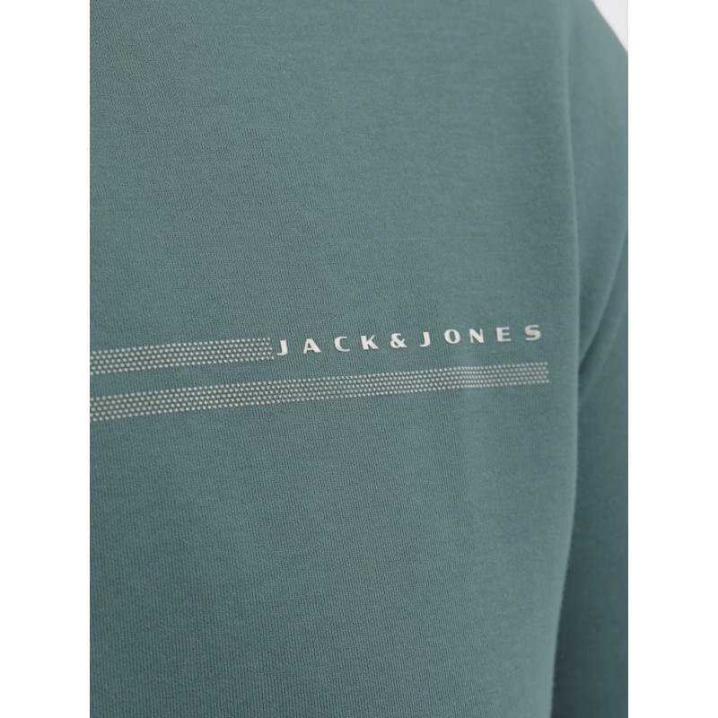 JACK & JONES Plus Fusion Chest Brand T-shirt - North Atlantic