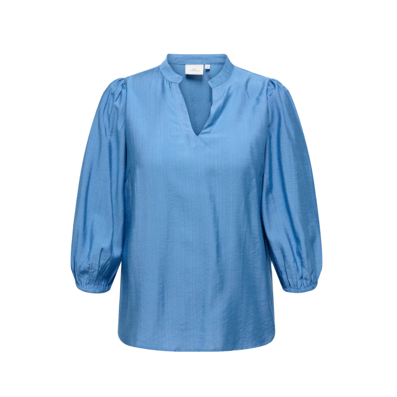 ONLY CARMAKOMA Joanna 3/4 V-hals Top - Rivera