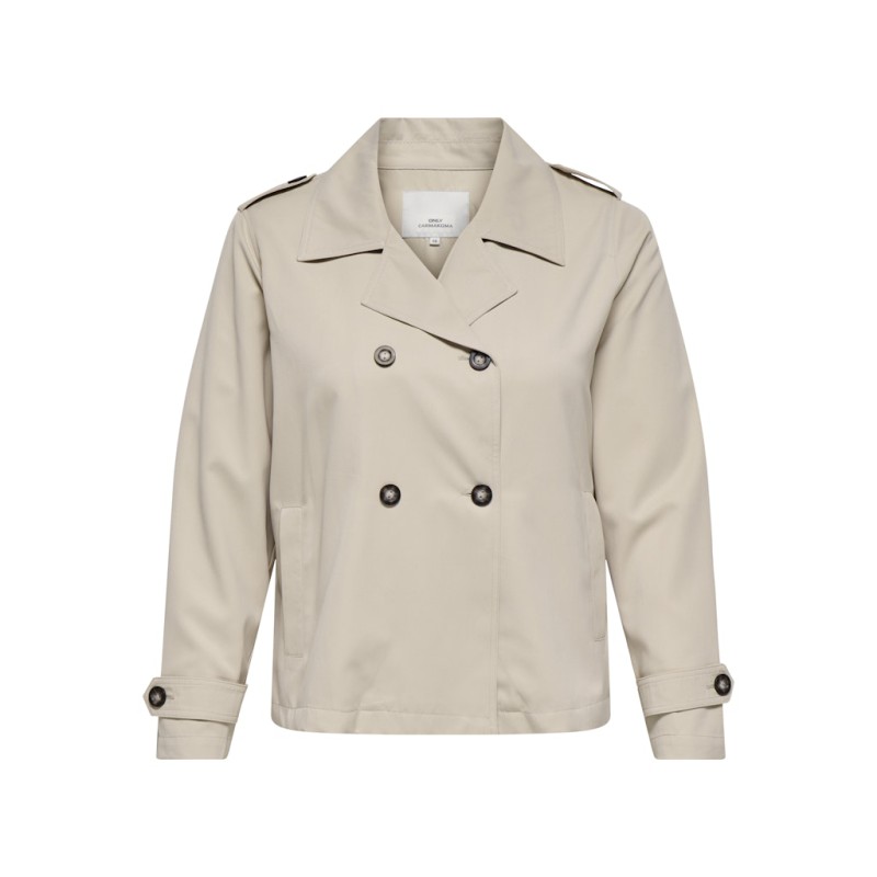 ONLY CARMAKOMA Hannah Kort Frakke - Humus