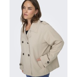 ONLY CARMAKOMA Hannah Kort Frakke - Humus