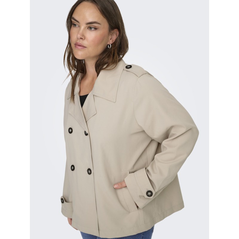 ONLY CARMAKOMA Hannah Kort Frakke - Humus