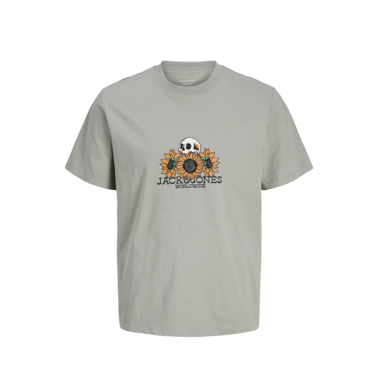 JACK & JONES Plus Catskills Kranie T-shirt - Seagrass