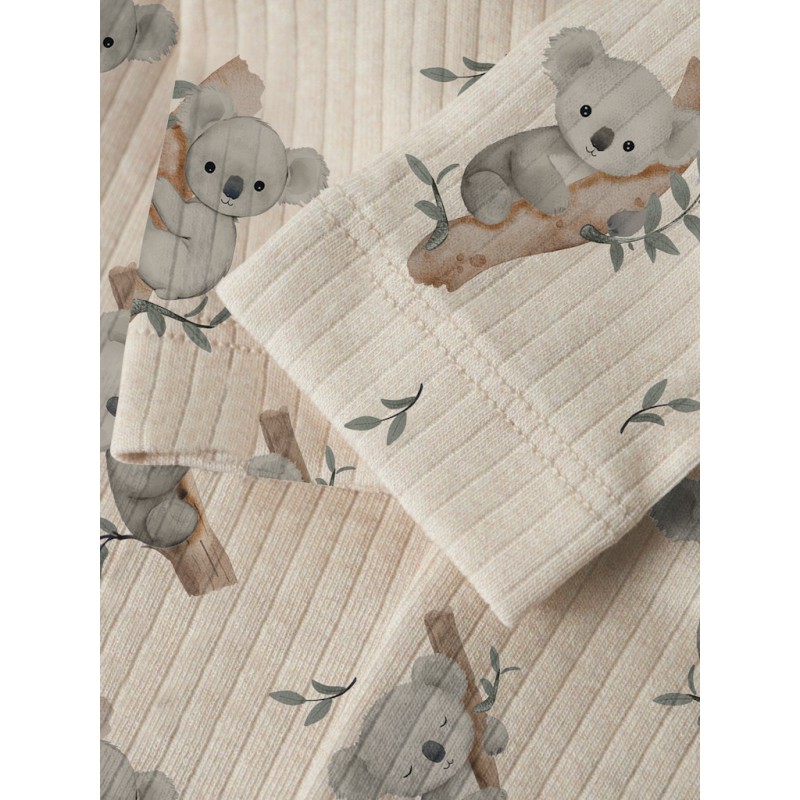 NAME IT Baby Boala Long John - Peyote Melange