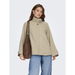 ONLY Nana Cape Jakke - Silver Mink