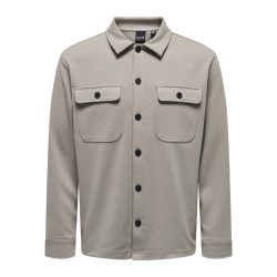 ONLY & SONS Kodyl Sweat Overshirt - Vintage Khaki