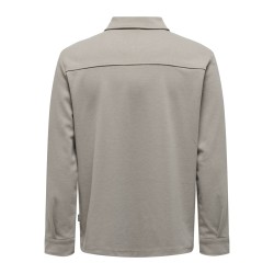 ONLY & SONS Kodyl Sweat Overshirt - Vintage Khaki