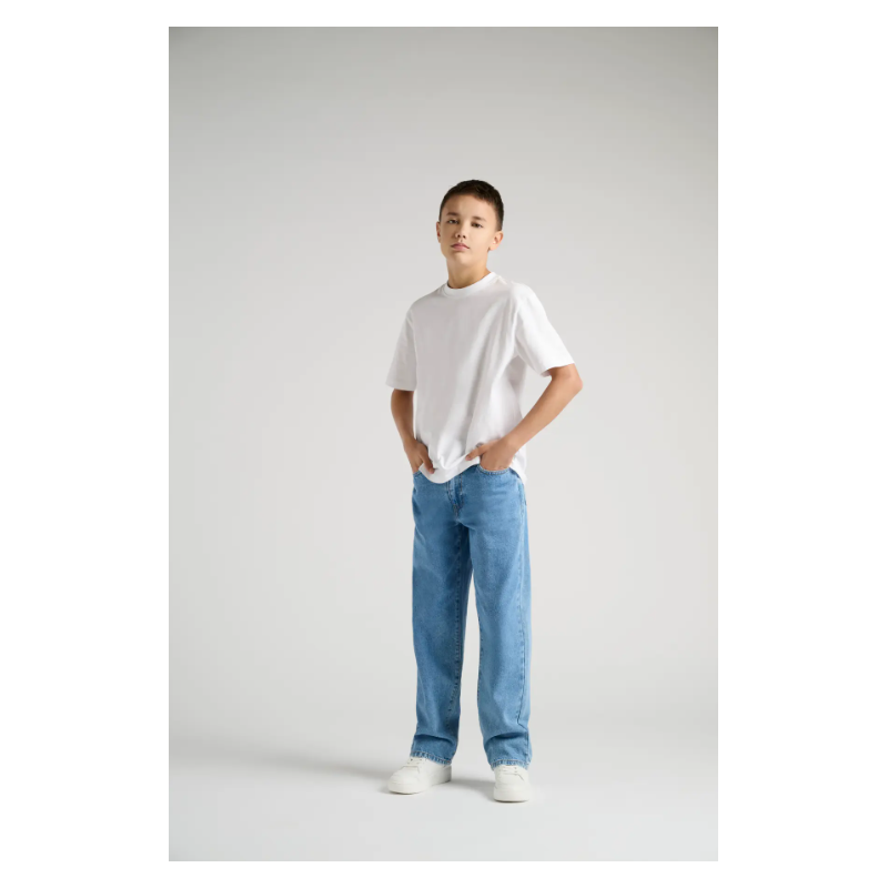 ONLY & SONS Junior Fade Loose Denim Jeans - Light Blue Denim