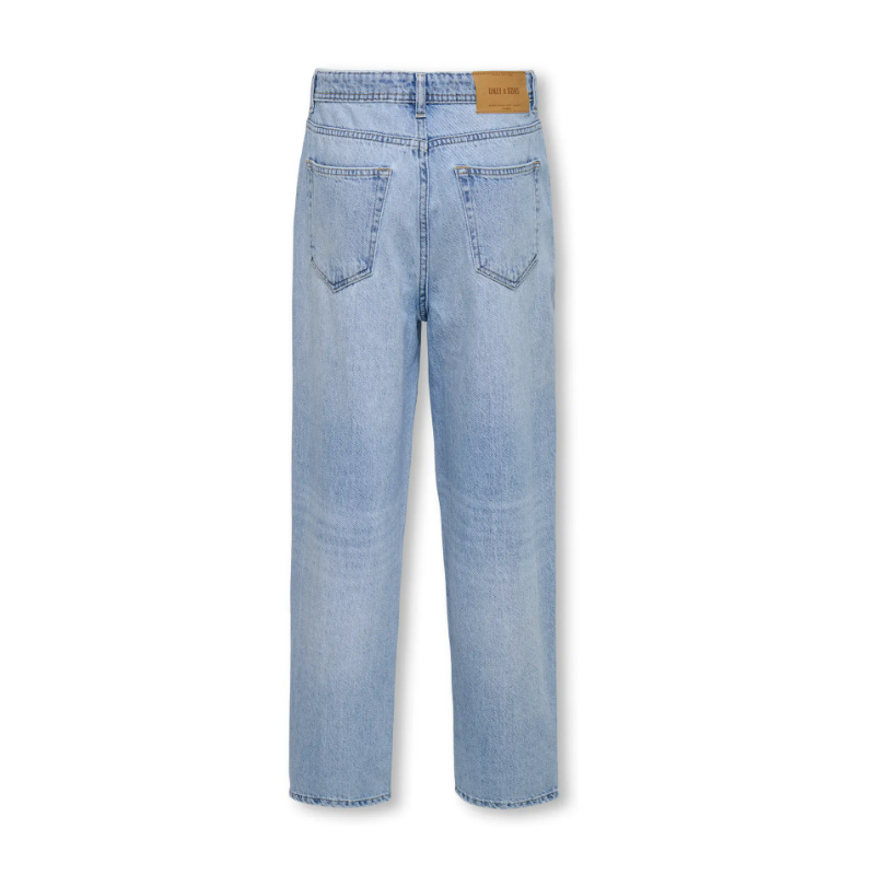 ONLY & SONS Junior Fade Loose Tailered Denim Jeans - Light Blue Denim