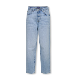 ONLY & SONS Junior Fade Loose Tailered Denim Jeans - Light Blue Denim