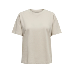 ONLY Only Bomuld T-shirt - Silver Linning