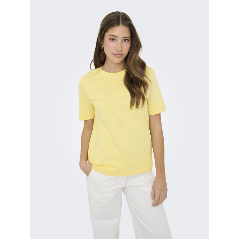 ONLY Freja Luxe T-Shirt - Lemon Meringue