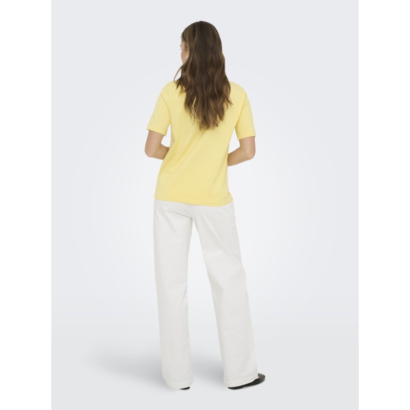 ONLY Freja Luxe T-Shirt - Lemon Meringue