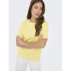 ONLY Freja Luxe T-Shirt - Lemon Meringue