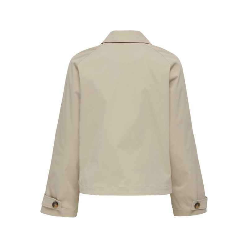 ONLY April Kort Jakke - Oxford Tan