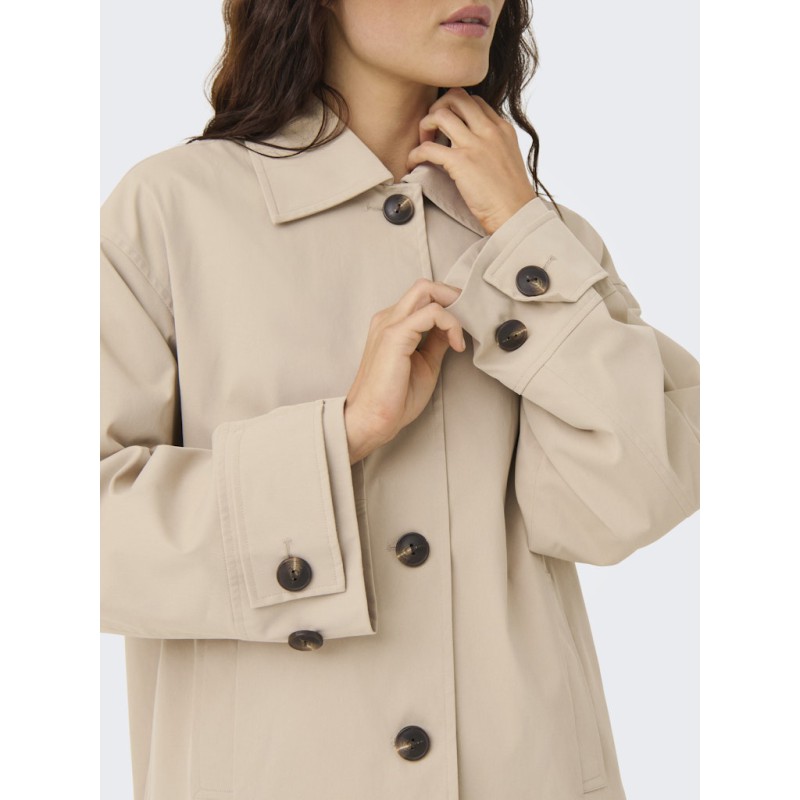 ONLY Eja Kort Jakke - Humus