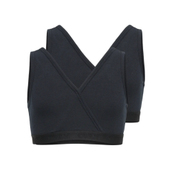 KIDS ONLY Lola 2-pak Vendebare Top - Sort