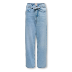 KIDS ONLY Gianna MW Straight Ballon Denim Jeans - Light Blue Denim